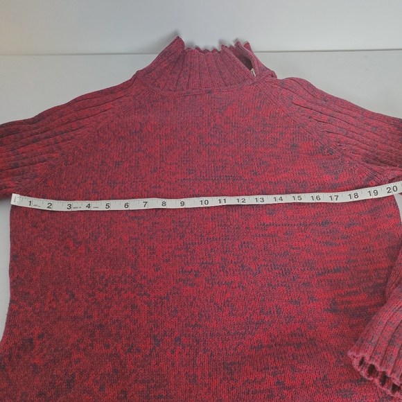 Two Dog Island Marled Mock Neck Sweater - Picture 5 of 6